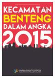 Kecamatan Benteng Dalam Angka 2015